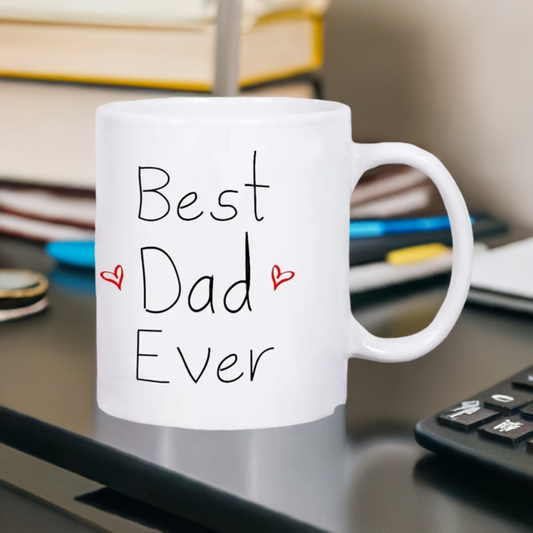 Best Dad Ever Ceramic Coffee Mug